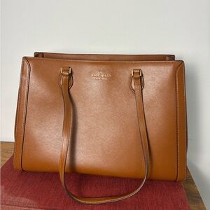 Kate Spade Large Leather Tote – Brown